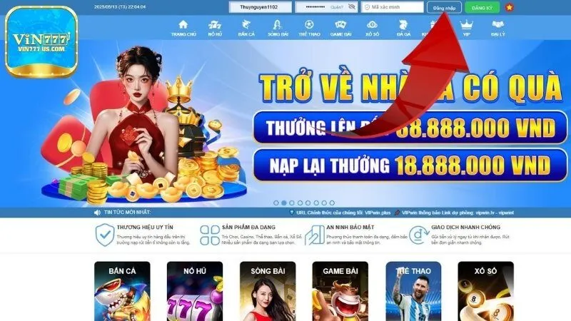 Hướng dẫn tân thủ cách đăng nhập Vin777 đơn giản